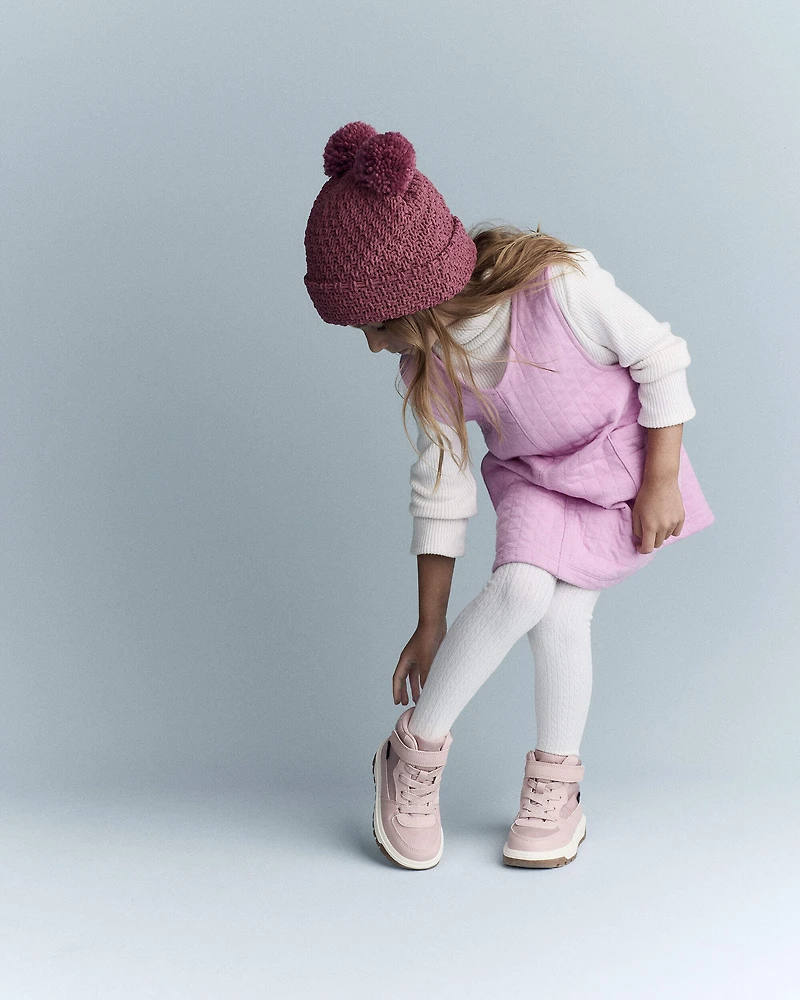 Toddler Girl Otter Pocket Jumper - Lilac