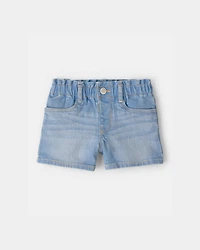 Toddler Girl Denim Shorts - Light Wash