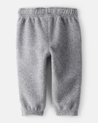 Baby Boy Fleece Joggers - Grey