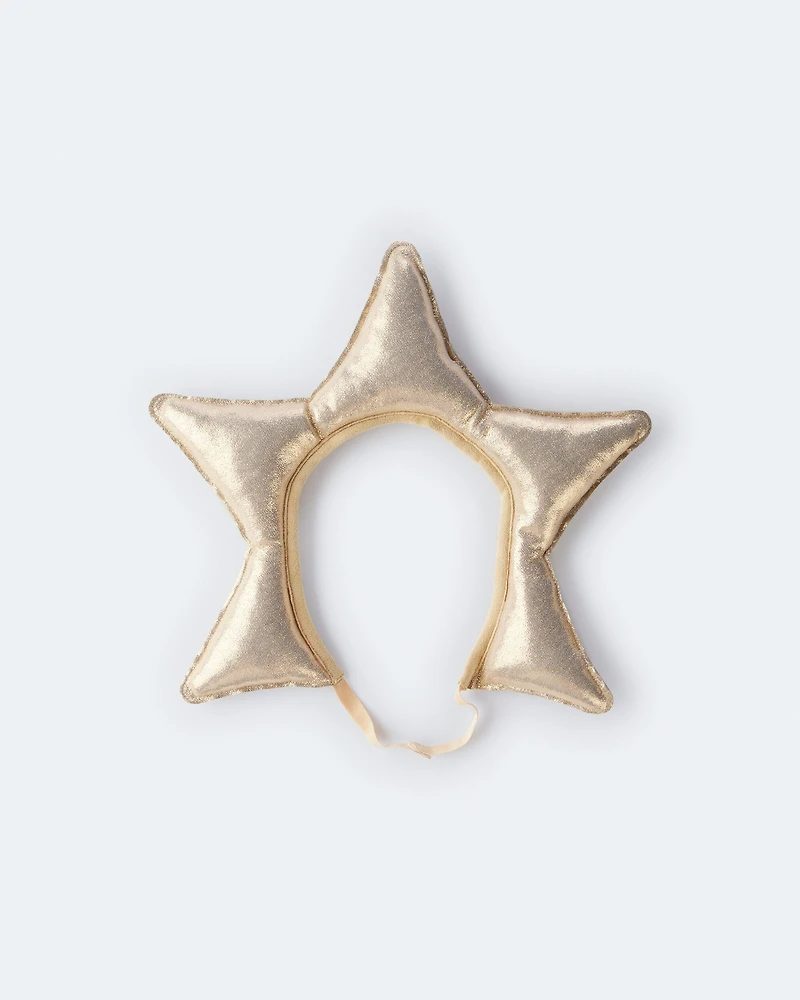 Toddler Star Glitter Headband - Gold