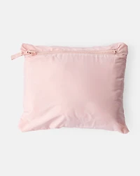 Kid Packable Hooded Puffer Jacket - Pink