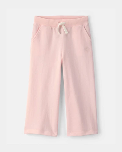 Toddler Girl French Terry Drawstring Pants - Pink