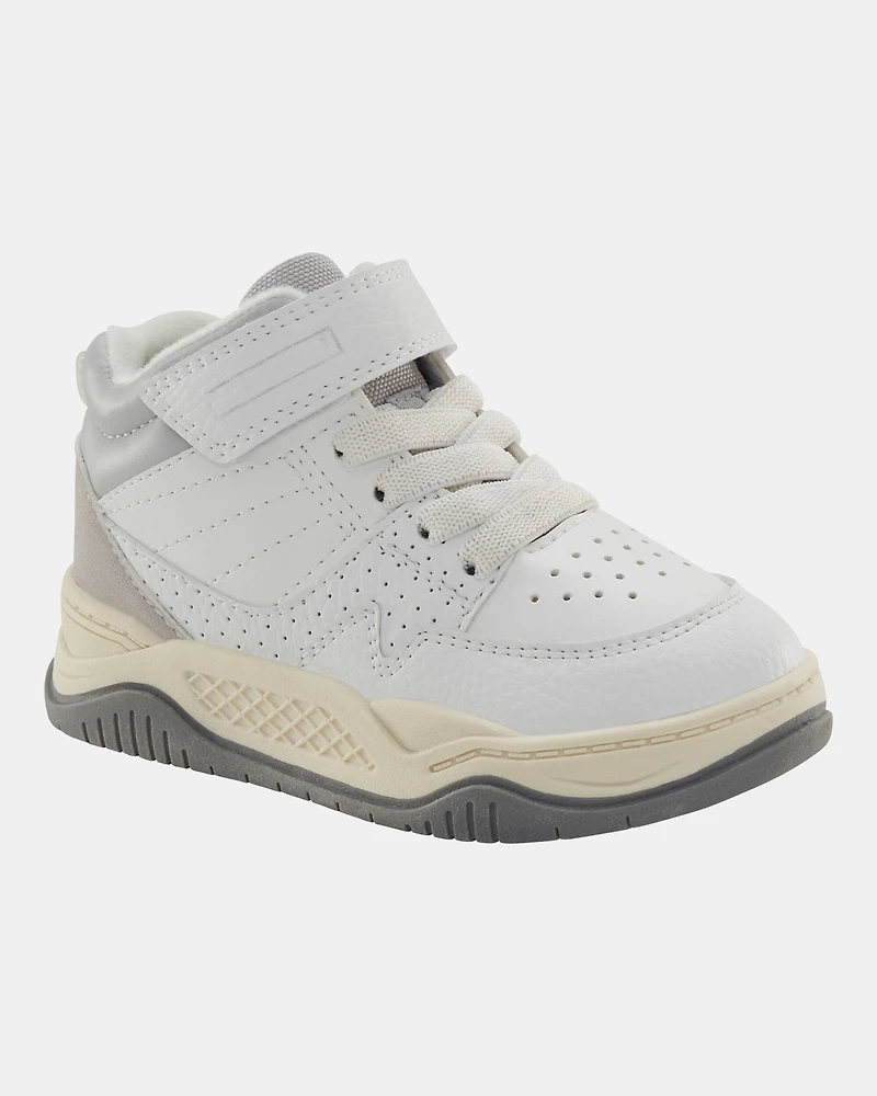 Toddler Casual Easy On High-Top Sneakers - Grey