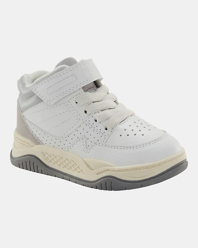 Toddler Casual Easy On High-Top Sneakers - Grey