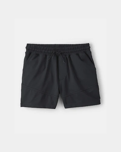 Boys Mesh Active Shorts - Black