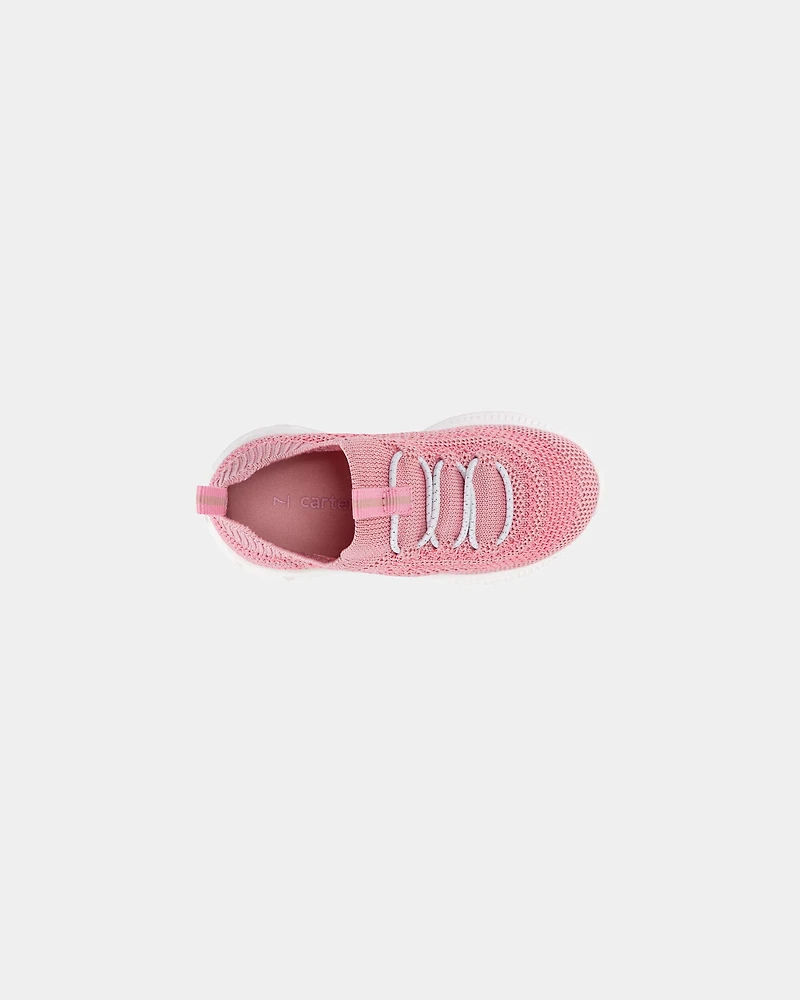 Toddler Girl Athletic Sneakers - Pink