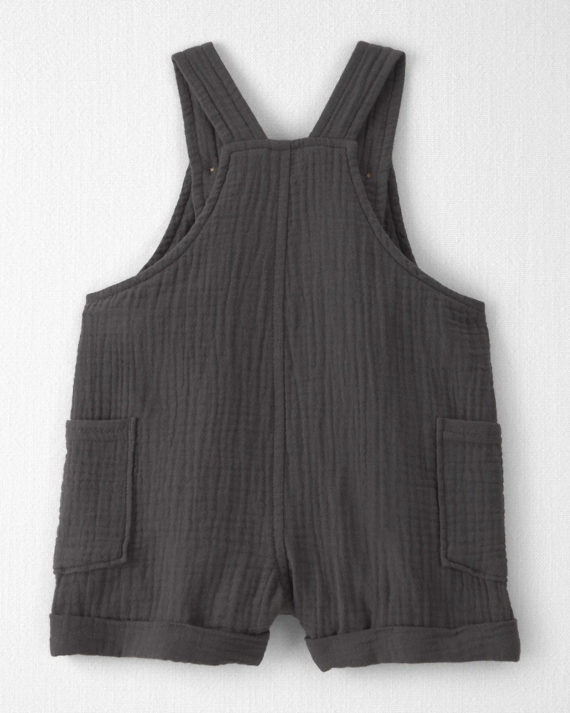 Baby Organic Cotton Gauze Shortalls