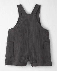 Baby Organic Cotton Gauze Shortalls