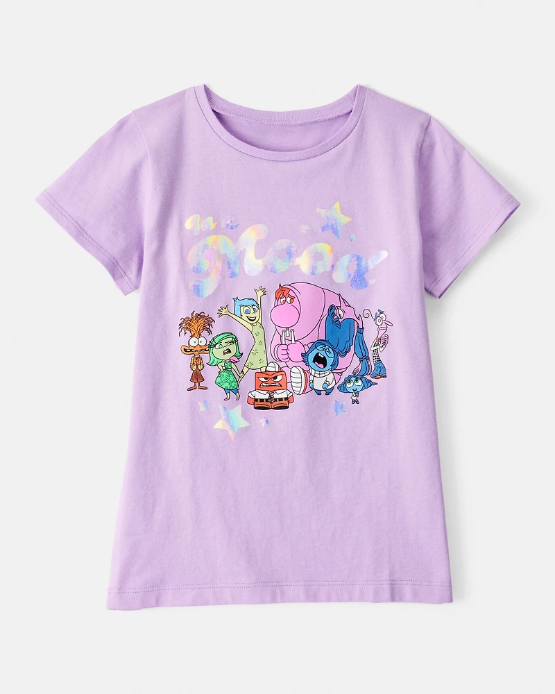 Girls InsideOut Short-Sleeve Graphic Tee - Purple