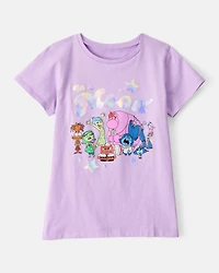 Girls InsideOut Short-Sleeve Graphic Tee - Purple