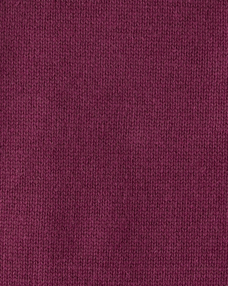 Baby Girl 2-Piece Floral Collared Shirt & Pant Set - Maroon/Blue