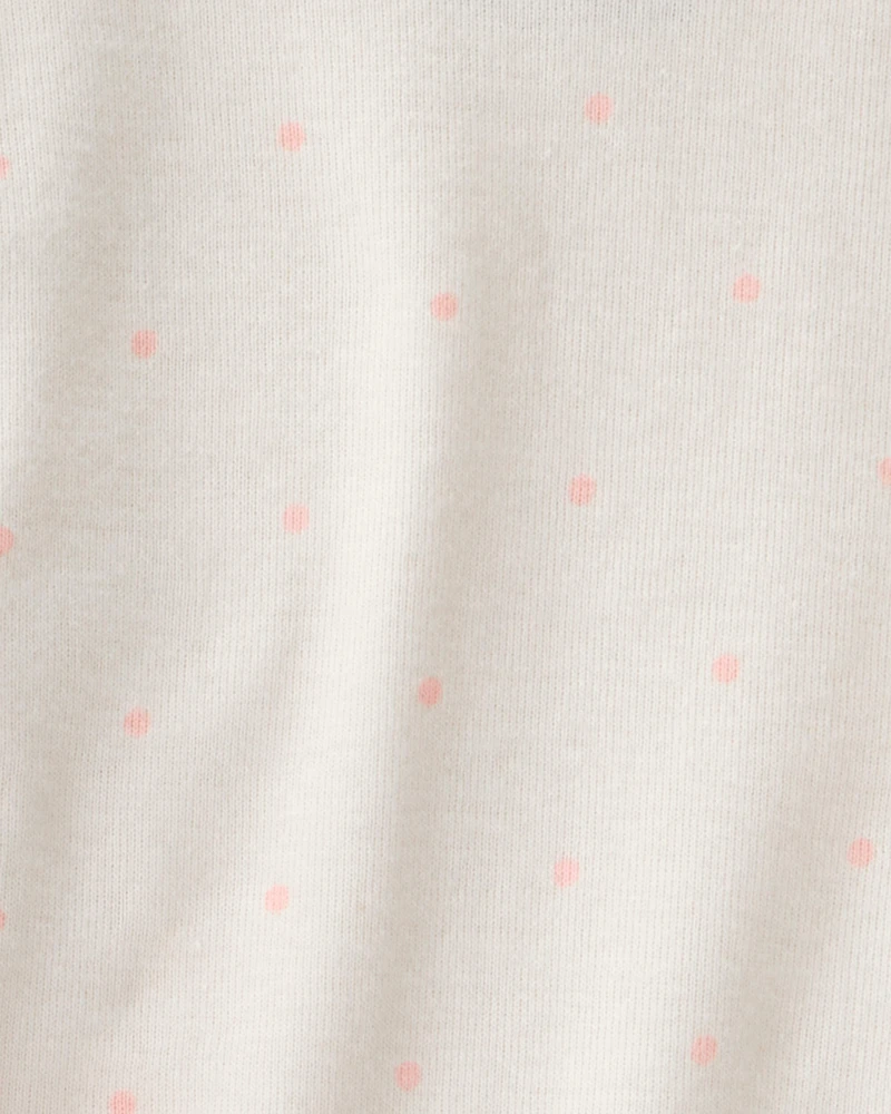 Baby 3-Piece Fruit Embroidered Little Vest Set - Pink/Ivory