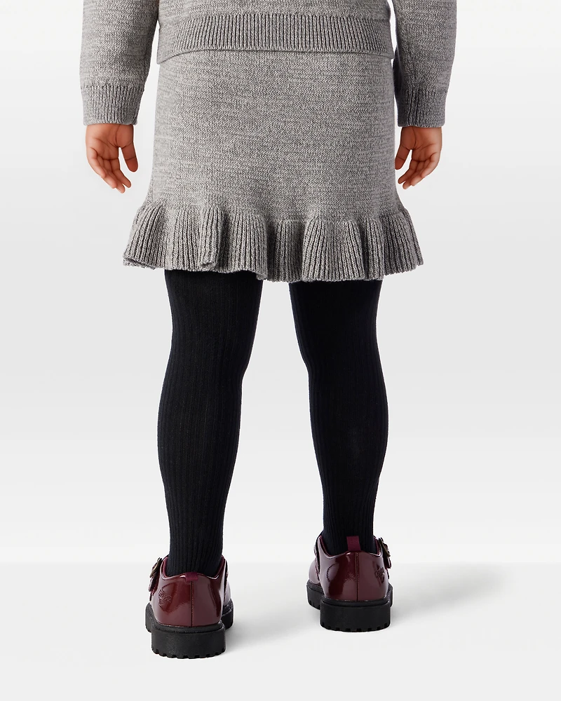 Toddler Girl 100% Cotton Skirt - Grey