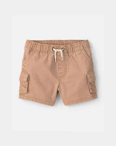 Baby Boy Cargo Pocket Shorts - Khaki