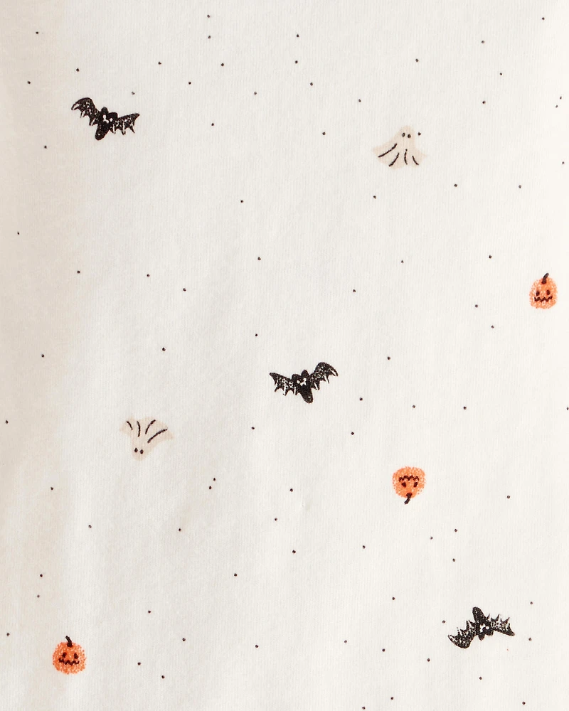 Baby 3-Piece Halloween Tee & Jumper Set - White/Black