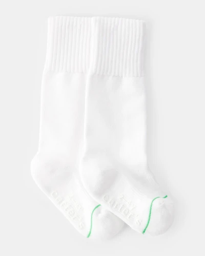 Toddler 1-PackSoccer Socks - White