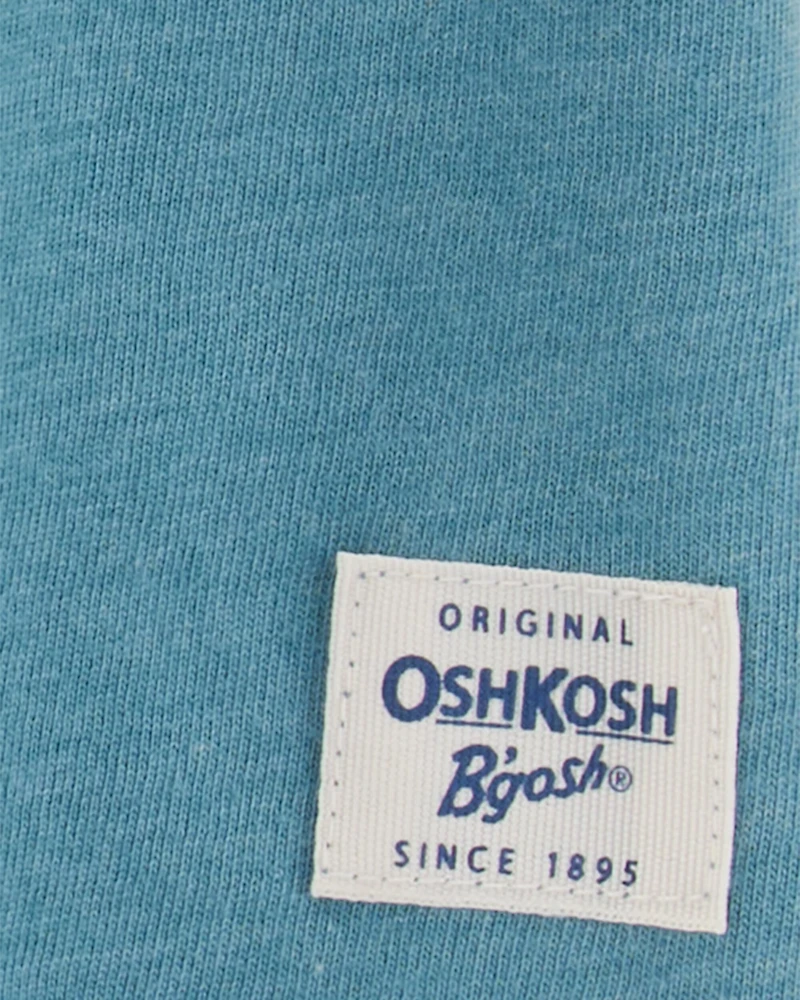 Toddler Pocket Henley Tee - Teal