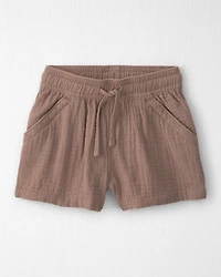 Baby Boy 2-Piece Organic Cotton Gauze Top & Short Set