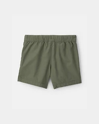 Baby Boy Canvas Shorts - Green