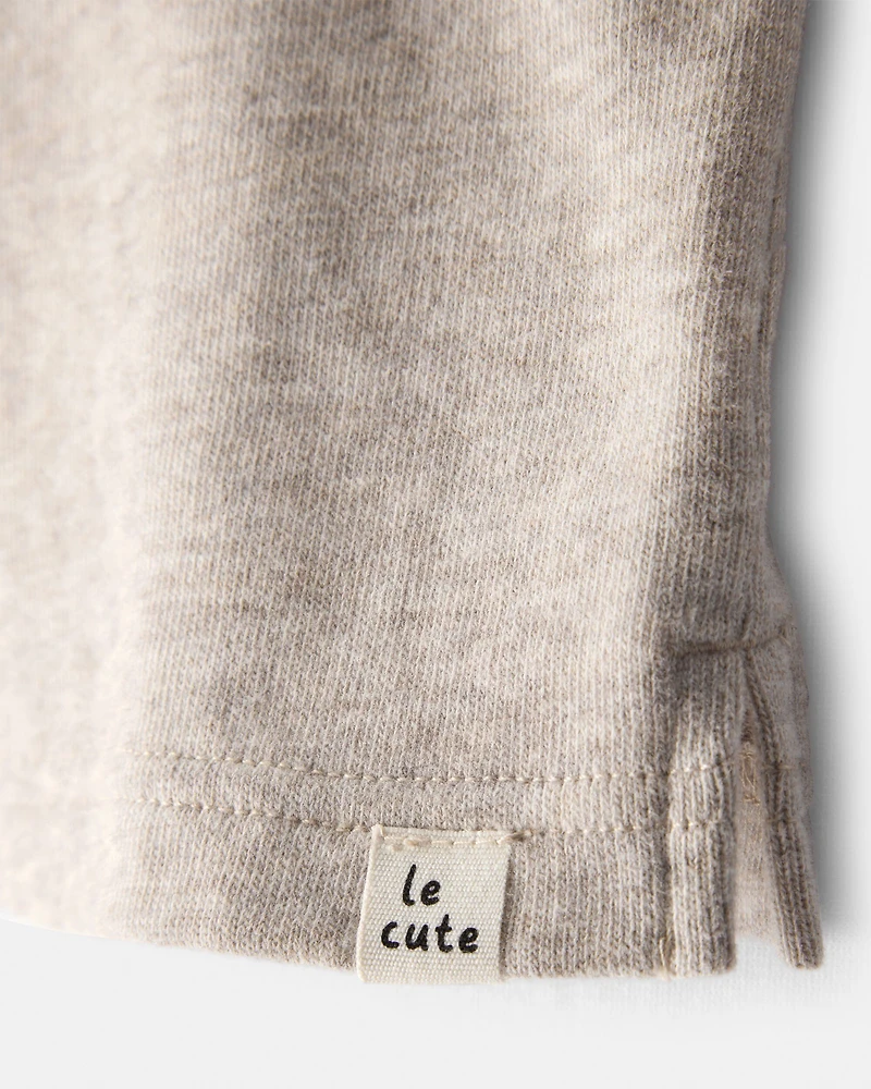 Baby Boy Long-Sleeve Hooded Top - Grey