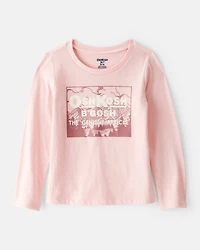 Toddler Girl Vintage OshKosh B'Gosh Long-Sleeve Graphic Tee - Pink