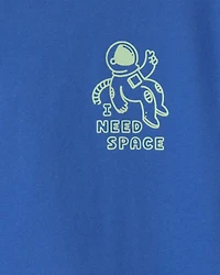 Boys Space Graphic Tee - Blue
