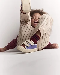 Toddler Striped Playground Pant - Beige/Olive