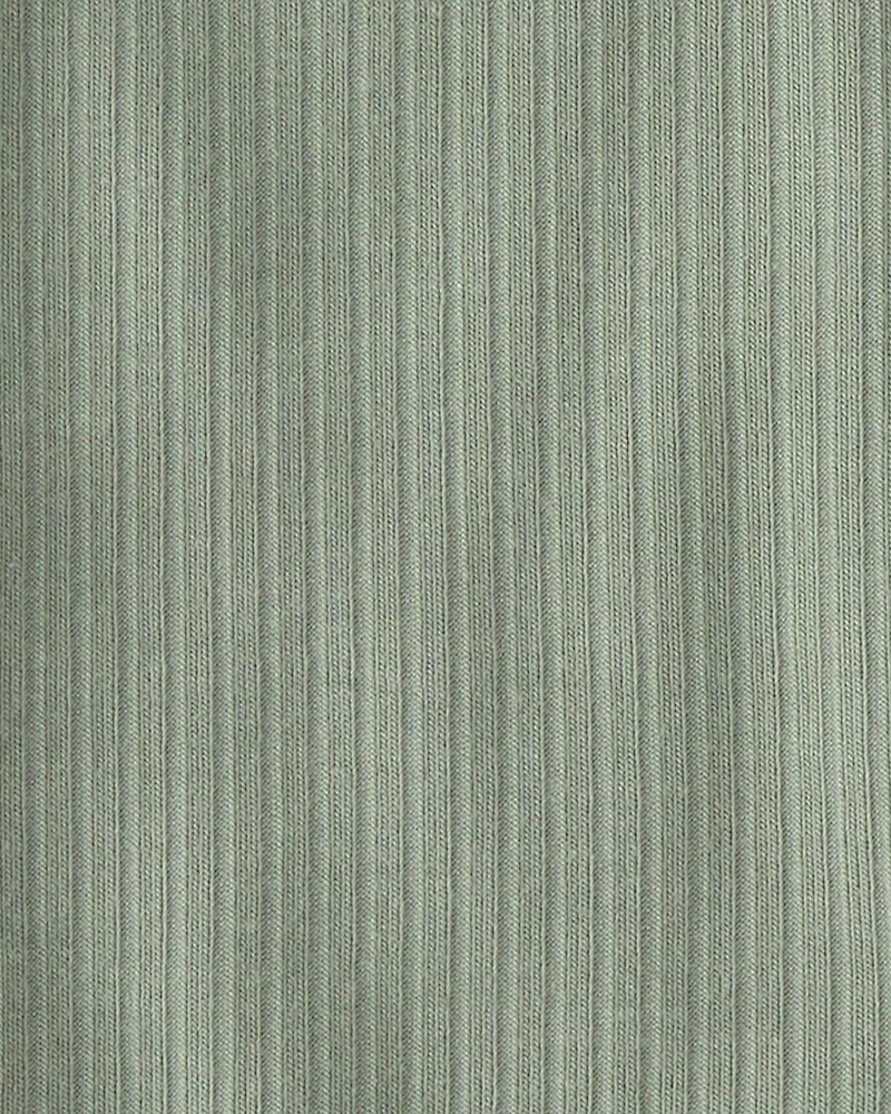 Baby 2-Way Zip PurelySoft Sleep & Play Pajama - Green