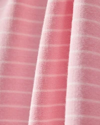 Baby Girl PurelySoft Long-Sleeve Jumpsuit - Pink