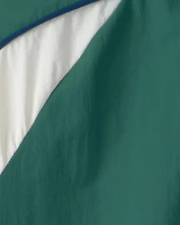 Boys 2-Piece Colorblock Active Windbreaker & Shorts Set