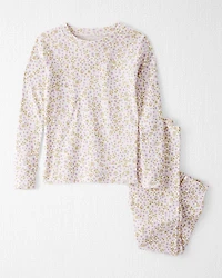 Toddler Organic Cotton  Pajamas in Botanic Muse Print