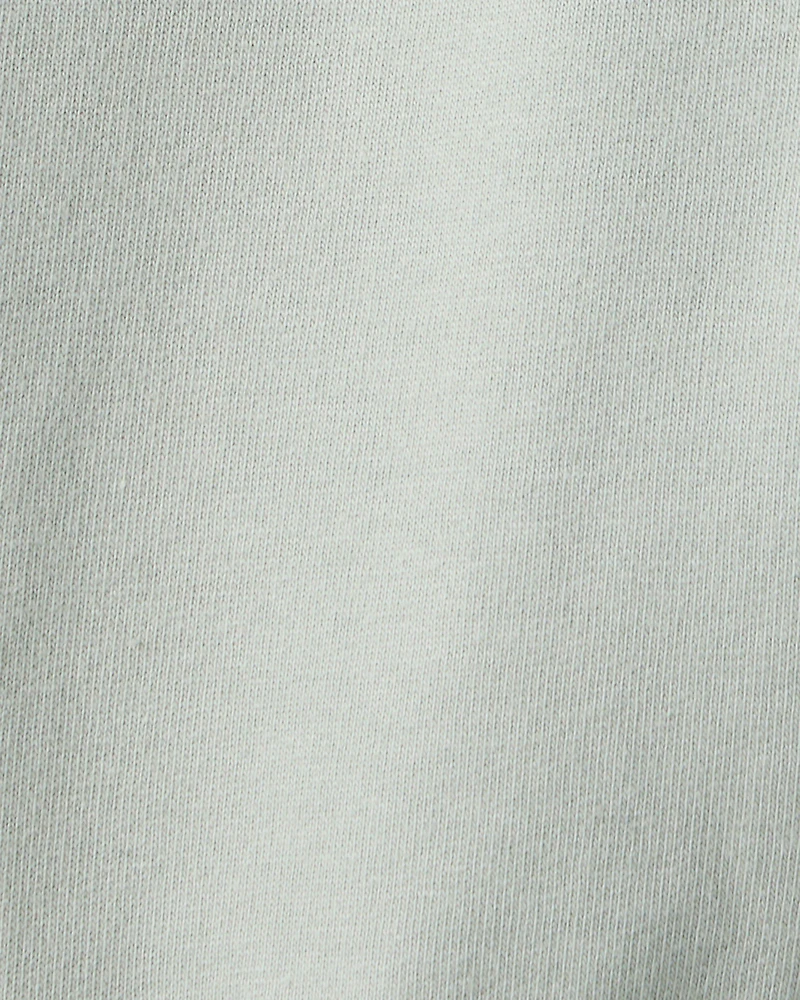 Baby Boy 2-Piece Airplane Thermal Bodysuit & Jogger Set - Green/White