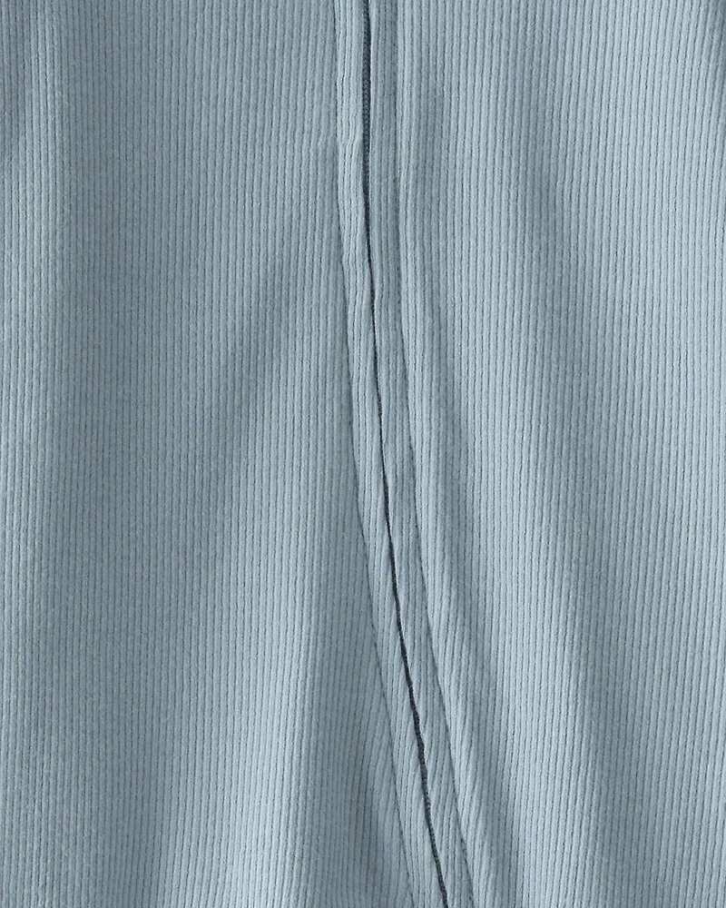 Baby Organic Cotton Sleep & Play Pajamas in Blue