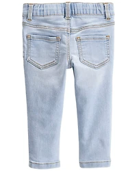 Baby Light Blue Wash Skinny-Leg Jeans