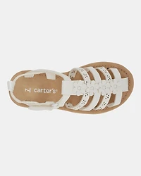 Toddler Casual Sandals - White