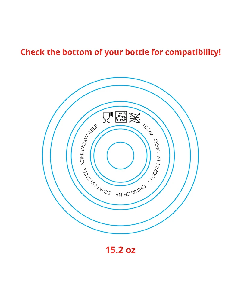 Wander Straw Bottle Extra Straws - 2-Pack