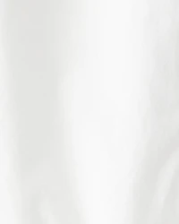 Baby Boy Long-Sleeve Button-Down Bodysuit - White