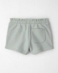 Toddler Girl French Terry Shorts Made with Organic Cotton