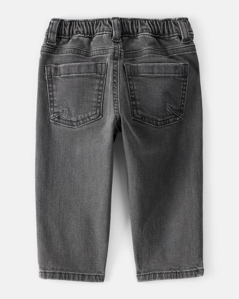 Baby Boy  Tapered Denim Jeans - Black