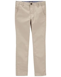 Boys Husky Fit Stretch Chino Pants