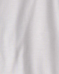 Boys Gaming Solid Loose Fit 2-Piece Pajama Set - Grey/Blue
