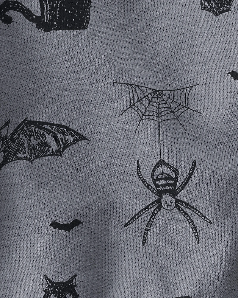 Baby 2-Piece Fleece Set Made with Organic Cotton in Spooky Night Print
