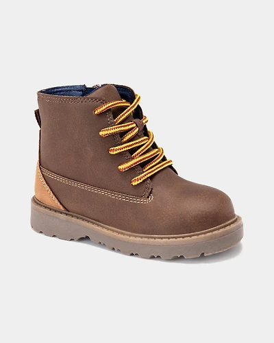 Toddler Boy Fashion Boots - Brown