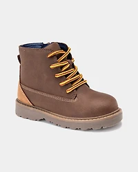 Toddler Boy Fashion Boots - Brown