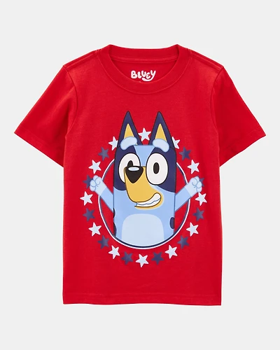 Toddler Boy 4th Of July Bluey Tee