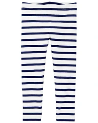 Baby Cotton Striped Stretch Leggings