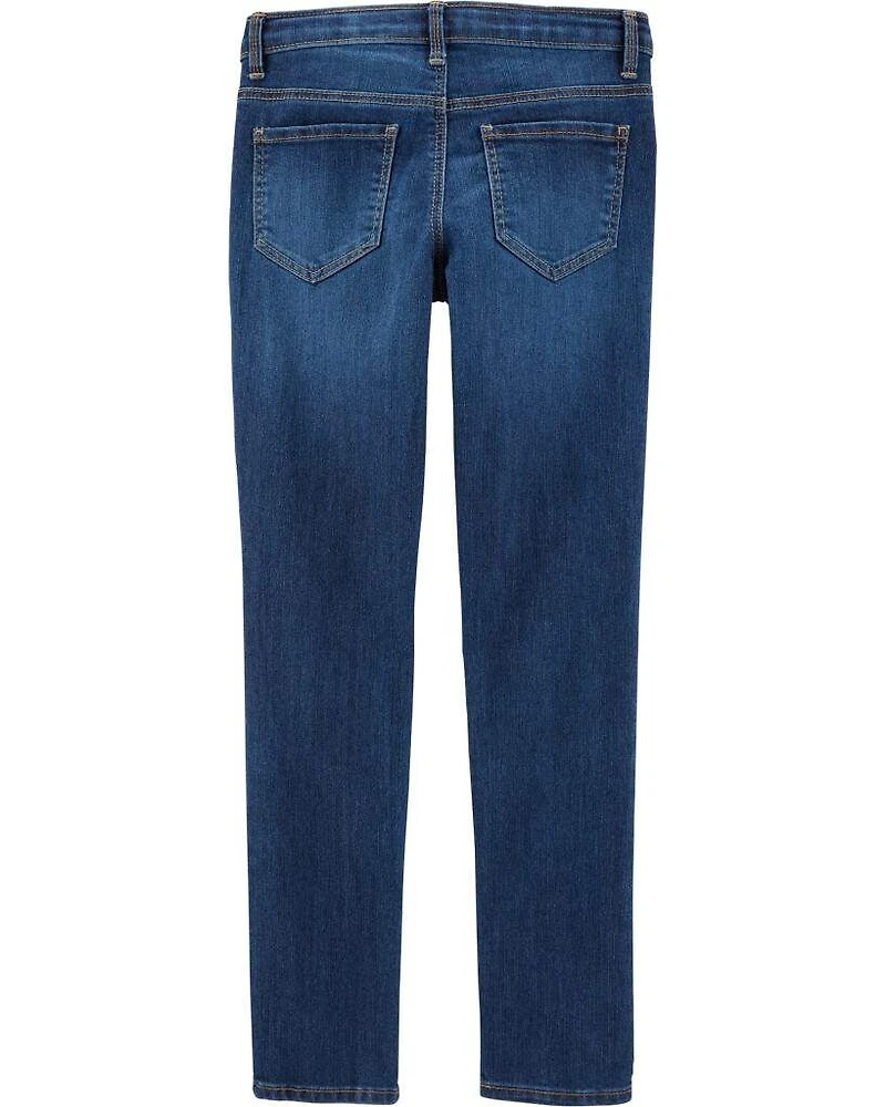 Kid Dark Wash Super Skinny-Leg Jeans
