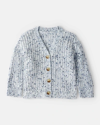 Baby Girl Cardigan Sweater - Grey