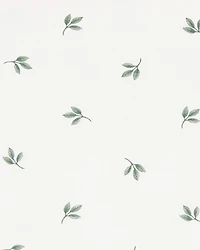 Baby Leaf Print PurelySoft Blanket - Ivory