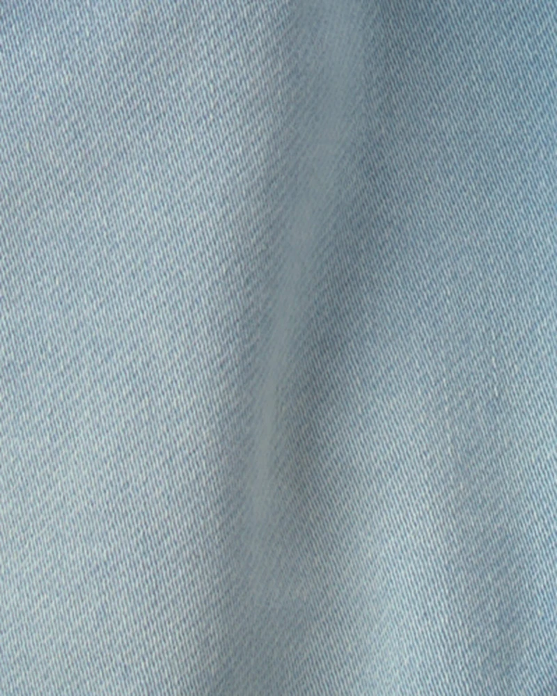 Toddler Girl French Terry Knit Shorts - Light Wash